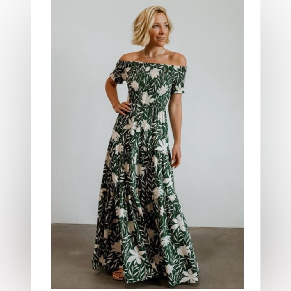 Baltic Born Becca Smocked Maxi Dress NWT size Med